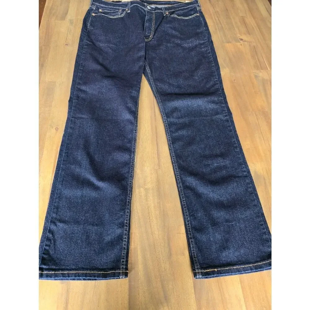 Levi's 514 Straight Jeans Mens Blue Denim 38x32 NWT